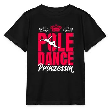Pole Dance Prinzessin - Stanley/Stella Kinder T-Shirt MINI CREATOR  - Schwarz - Vorne - Mikhail (115cm)