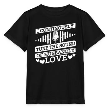 Ingénieur du son Ingénieur du son mari - T-shirt bio MINI CREATOR Stanley/Stella Enfant - noir - Devant - Mikhail (115cm)