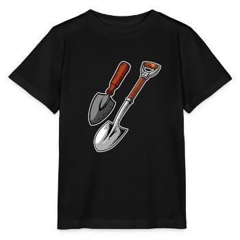 Hobbygärtner Garten - Stanley/Stella Kinder T-Shirt MINI CREATOR  - Schwarz - Vorne - Mikhail (115cm)