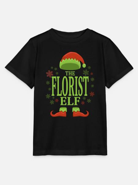 Florist Weihnachtself - Stanley/Stella Kinder T-Shirt MINI CREATOR - Schwarz