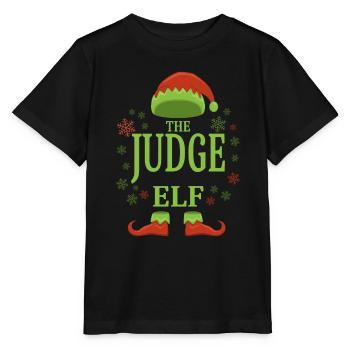 Richter Weihnachtself - Stanley/Stella Kinder T-Shirt MINI CREATOR  - Schwarz - Vorne - Mikhail (115cm)