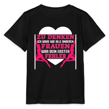 Pole Dance Poledancing Bin nicht wie alle Frauen - Stanley/Stella Kinder T-Shirt MINI CREATOR  - Schwarz - Vorne - Mikhail (115cm)