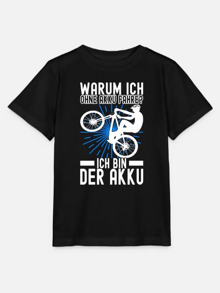 Fahrrad Fahrradfahrer - Stanley/Stella Kinder T-Shirt MINI CREATOR - Schwarz
