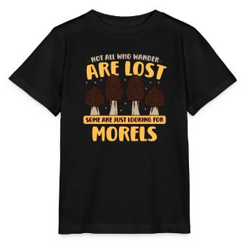 Morels Mushroom Picker Mushroom Farmer Mushroom - Stanley/Stella MINI CREATOR Kids’ T-Shirt - black - Front - Mikhail (115cm)