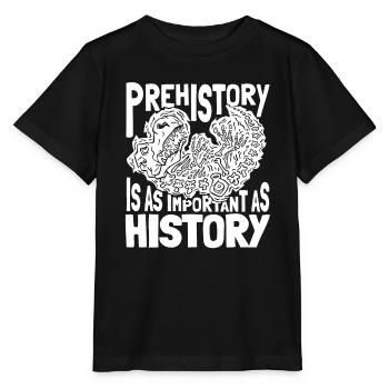 Dinosaure Dinosaure adulte - T-shirt bio MINI CREATOR Stanley/Stella Enfant - noir - Devant - Mikhail (115cm)