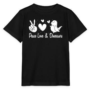 Dinosaure Dinosaure adulte - T-shirt bio MINI CREATOR Stanley/Stella Enfant - noir - Devant - Mikhail (115cm)