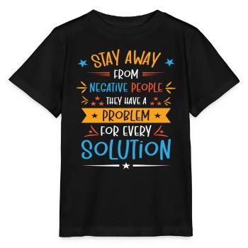 Solution Critical Thinkers Positive Motivation - Stanley/Stella MINI CREATOR Kids’ T-Shirt - black - Front - Mikhail (115cm)