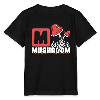 Morel's Mushroom Picker Mushroom Farmer Mushroom - Stanley/Stella MINI CREATOR Kids’ T-Shirt - black - Front - Mikhail (115cm)