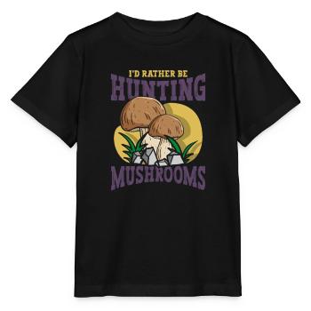 Morels Mushroom Picker Mushroom Farmer Mushroom - T-shirt bio MINI CREATOR Stanley/Stella Enfant - noir - Devant - Mikhail (115cm)
