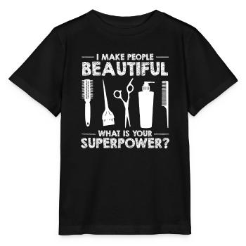 Coiffeur Coiffeur Coiffeur - T-shirt bio MINI CREATOR Stanley/Stella Enfant - noir - Devant - Mikhail (115cm)