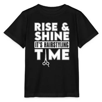 Coiffeur Coiffeur Coiffeur - T-shirt bio MINI CREATOR Stanley/Stella Enfant - noir - Devant - Mikhail (115cm)