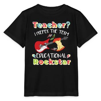 Lehramt an Schulen - Stanley/Stella Kinder T-Shirt MINI CREATOR  - Schwarz - Vorne - Mikhail (115cm)