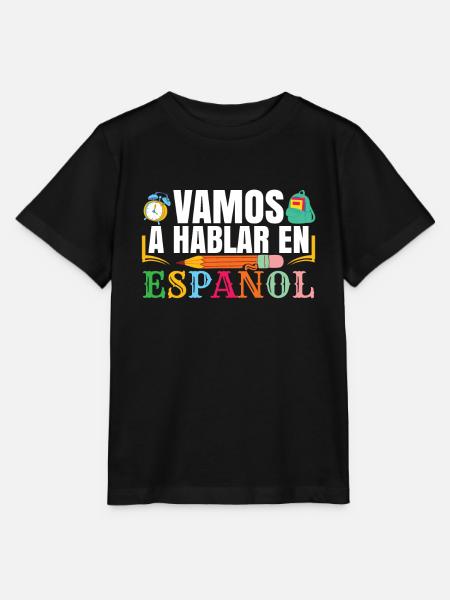 Spanisch Klassenlehrer Bilinguale Schule - Stanley/Stella Kinder T-Shirt MINI CREATOR - Schwarz