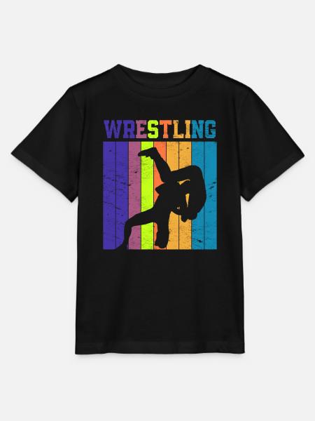 Wrestling - Stanley/Stella Kinder T-Shirt MINI CREATOR - Schwarz