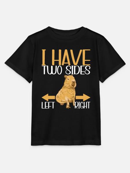 Capybara Wasserschwein - Stanley/Stella Kinder T-Shirt MINI CREATOR - Schwarz