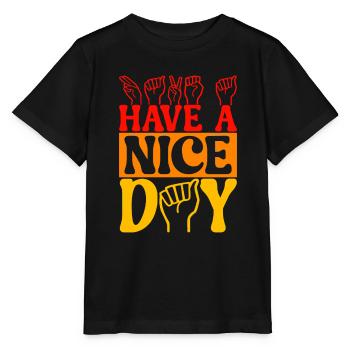 Sourds sourds muets sourds - T-shirt bio MINI CREATOR Stanley/Stella Enfant - noir - Devant - Mikhail (115cm)