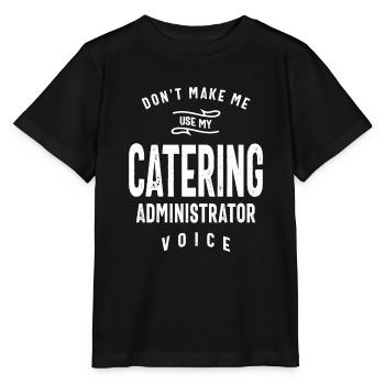 Catering-Administrator Beruf - Stanley/Stella Kinder T-Shirt MINI CREATOR  - Schwarz - Vorne - Mikhail (115cm)