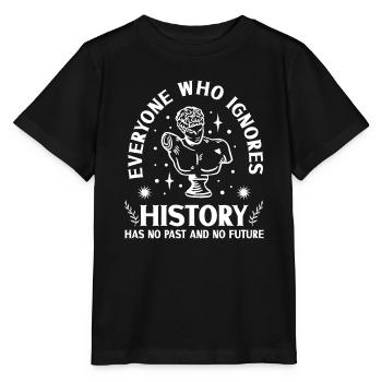 History historian History - Stanley/Stella MINI CREATOR Kids’ T-Shirt - black - Front - Mikhail (115cm)