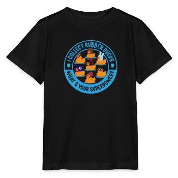 Gummiente Gummienten Entenliebhaber Badezimmer - Stanley/Stella Kinder T-Shirt MINI CREATOR  - Schwarz - Vorne - Mikhail (115cm)