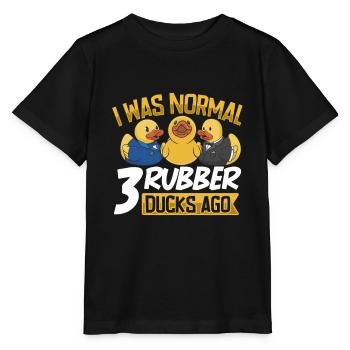 Gummiente Gummienten Entenliebhaber Badezimmer - Stanley/Stella Kinder T-Shirt MINI CREATOR  - Schwarz - Vorne - Mikhail (115cm)
