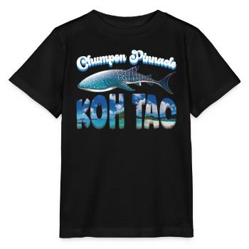 Walhai - Chumpon Pinnacle - Koh Tao - Tauchen - Stanley/Stella Kinder T-Shirt MINI CREATOR  - Schwarz - Vorne - Mikhail (115cm)