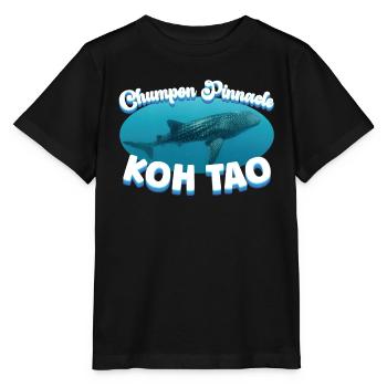 Walhai - Chumpon Pinnacle - Koh Tao - Tauchen - Stanley/Stella Kinder T-Shirt MINI CREATOR  - Schwarz - Vorne - Mikhail (115cm)