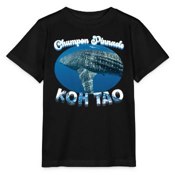 Walhai - Chumpon Pinnacle - Koh Tao - Tauchen - Stanley/Stella Kinder T-Shirt MINI CREATOR  - Schwarz - Vorne - Mikhail (115cm)