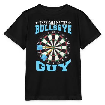 Bullseye Guy Darts - Stanley/Stella MINI CREATOR Kids’ T-Shirt - black - Front - Mikhail (115cm)