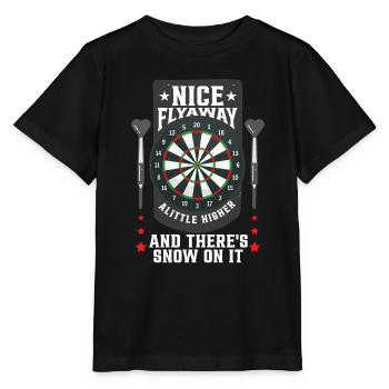 Dart Player Bullseye Funny Darts - Stanley/Stella MINI CREATOR Kids’ T-Shirt - black - Front - Mikhail (115cm)