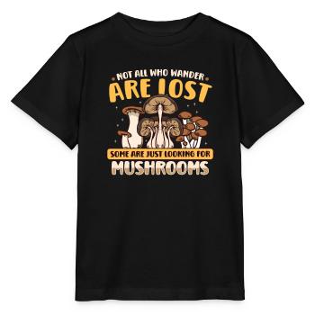Morels Mushroom Picker Mushroom Farmer Mushroom - T-shirt bio MINI CREATOR Stanley/Stella Enfant - noir - Devant - Mikhail (115cm)