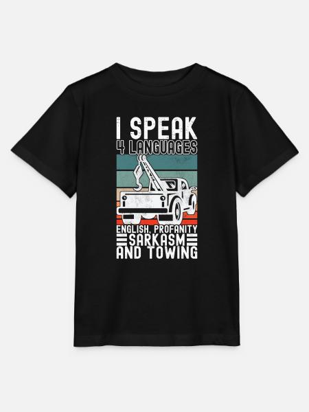 Abschleppwagen Abschleppdienst - Stanley/Stella Kinder T-Shirt MINI CREATOR  - Schwarz