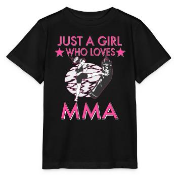 Mixed Martial Arts Kampfsport Mma Damen - Stanley/Stella Kinder T-Shirt MINI CREATOR  - Schwarz - Vorne - Mikhail (115cm)