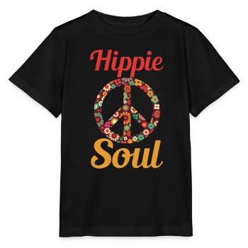 hippie seele - Stanley/Stella Kinder T-Shirt MINI CREATOR  - Schwarz - Vorne - Mikhail (115cm)