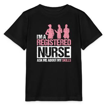 Hôpital de soins infirmiers autorisés - T-shirt bio MINI CREATOR Stanley/Stella Enfant - noir - Devant - Mikhail (115cm)