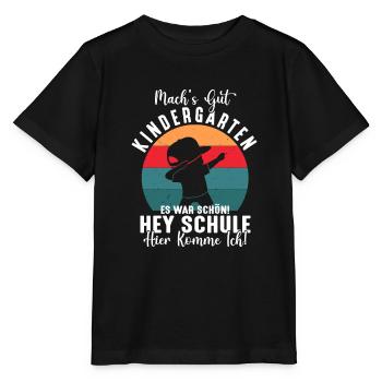 Machs gut Kindergarten Schule Ich Komme Dabbing - Stanley/Stella Kinder T-Shirt MINI CREATOR  - Schwarz - Vorne - Mikhail (115cm)