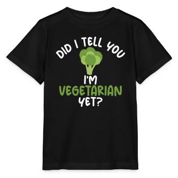 Cadeaux végétariens pour les amateurs de légumes - T-shirt bio MINI CREATOR Stanley/Stella Enfant - noir - Devant - Mikhail (115cm)