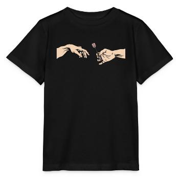 Équipe de fléchettes Association de fléchettes - T-shirt bio MINI CREATOR Stanley/Stella Enfant - noir - Devant - Mikhail (115cm)