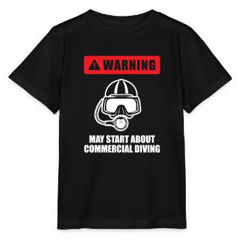 Plongée Plongeurs Plongée commerciale - T-shirt bio MINI CREATOR Stanley/Stella Enfant - noir - Devant - Mikhail (115cm)