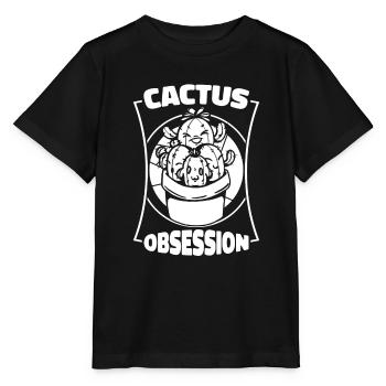 Cactus Garden Cactus - Stanley/Stella MINI CREATOR Kids’ T-Shirt - black - Front - Mikhail (115cm)
