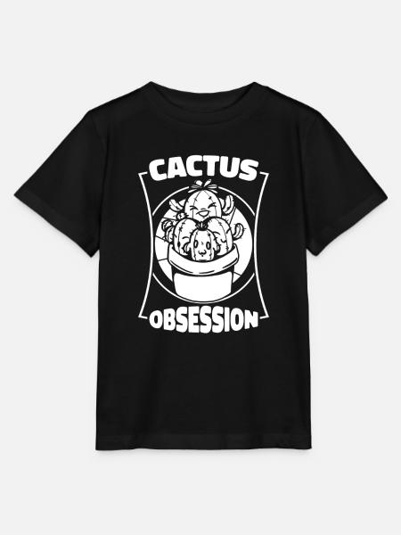 Kaktus Garten Kaktus - Stanley/Stella Kinder T-Shirt MINI CREATOR - Schwarz