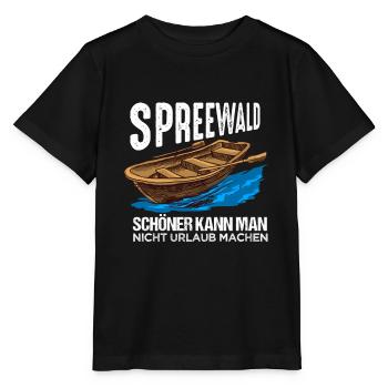 Cooles Spreewald Ostdeutschland Design - Stanley/Stella Kinder T-Shirt MINI CREATOR  - Schwarz - Vorne - Mikhail (115cm)