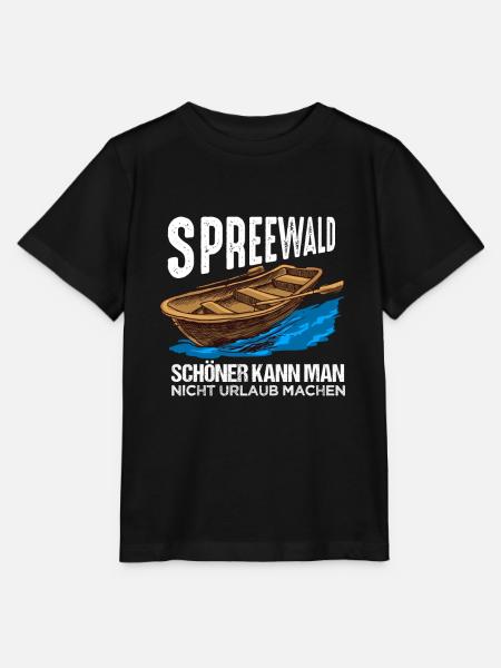 Cooles Spreewald Ostdeutschland Design - Stanley/Stella Kinder T-Shirt MINI CREATOR - Schwarz