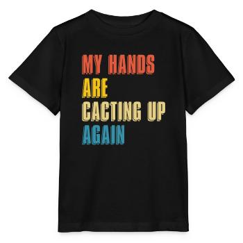 Cactus Jardin Cactus - T-shirt bio MINI CREATOR Stanley/Stella Enfant - noir - Devant - Mikhail (115cm)