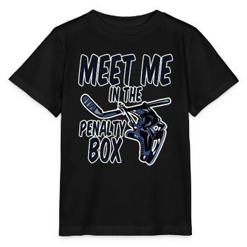Meet Me In The Penalty Box 2 - Stanley/Stella MINI CREATOR Kids’ T-Shirt - black - Front - Mikhail (115cm)