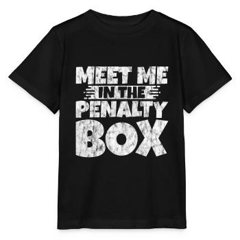 Meet Me In The Penalty Box 3 - Stanley/Stella MINI CREATOR Kids’ T-Shirt - black - Front - Mikhail (115cm)