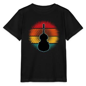 Contrebasse - T-shirt bio MINI CREATOR Stanley/Stella Enfant - noir - Devant - Mikhail (115cm)