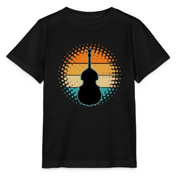 Contrebasse - T-shirt bio MINI CREATOR Stanley/Stella Enfant - noir - Devant - Mikhail (115cm)