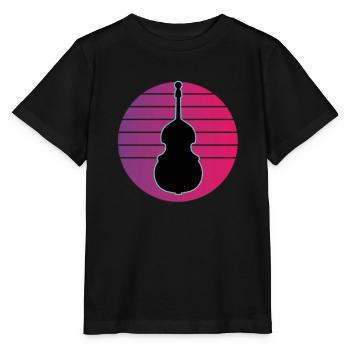 Contrebasse - T-shirt bio MINI CREATOR Stanley/Stella Enfant - noir - Devant - Mikhail (115cm)