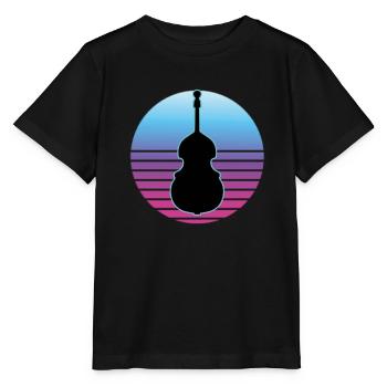 Contrebasse - T-shirt bio MINI CREATOR Stanley/Stella Enfant - noir - Devant - Mikhail (115cm)