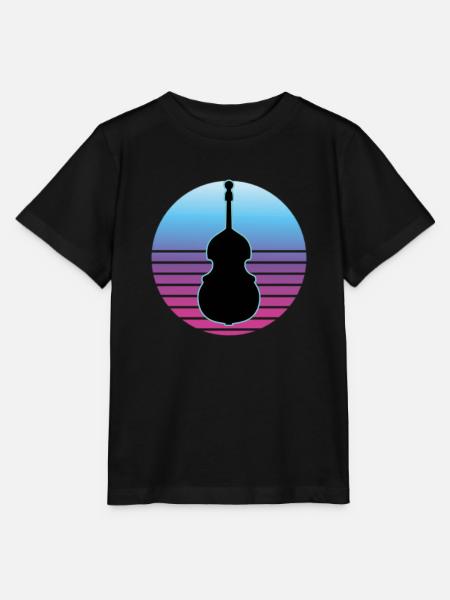 Kontrabass - Stanley/Stella Kinder T-Shirt MINI CREATOR - Schwarz